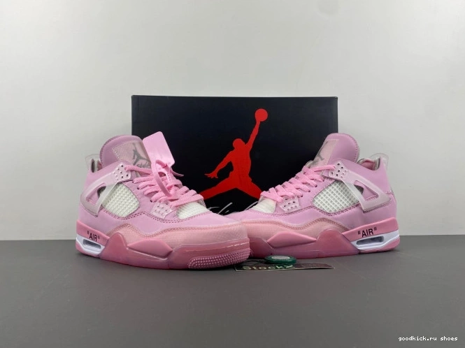 PINK OFF-WHITE JORDAN X 4 0629
